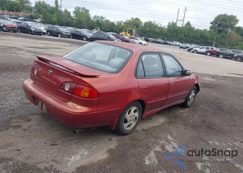 2002 Toyota Corolla S из США, поврежденный, VIN 2T1BR12E02C583319